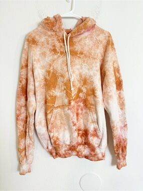 Big bud press Salmon magic waters Tie-Dye Orange Hoodie